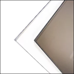 2x Acrylplatten Klar Rot – 4 Mm, 200x200 Mm, Schneidbar Mit Laser/CNG, Vielseitig Einsetzbar