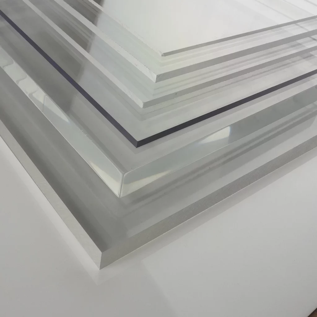 Klare Kunststoffplatten Klares Acrylglas