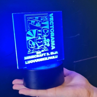 Vectorama Pokal aus Plexiglas d.h. Acryl