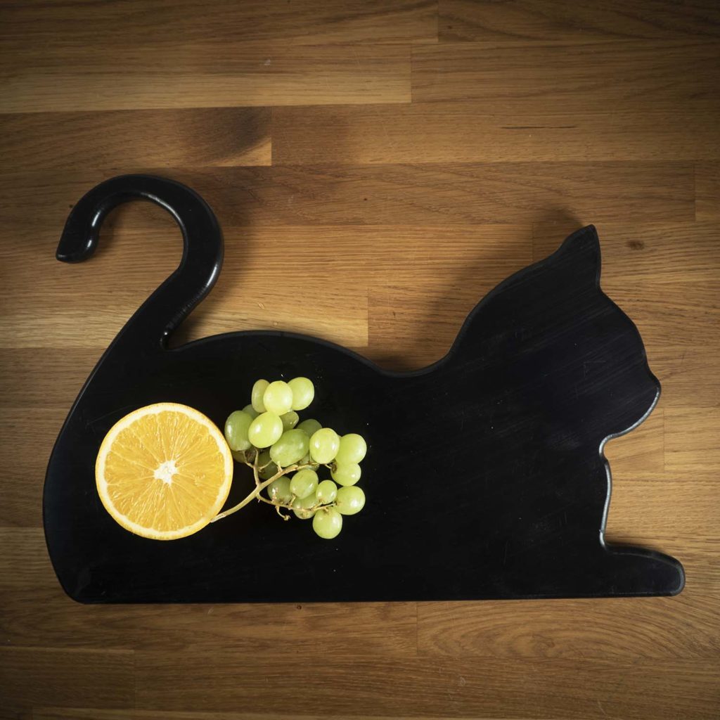 En idé för slöjdundervisning: Gör en katt skärbräda 